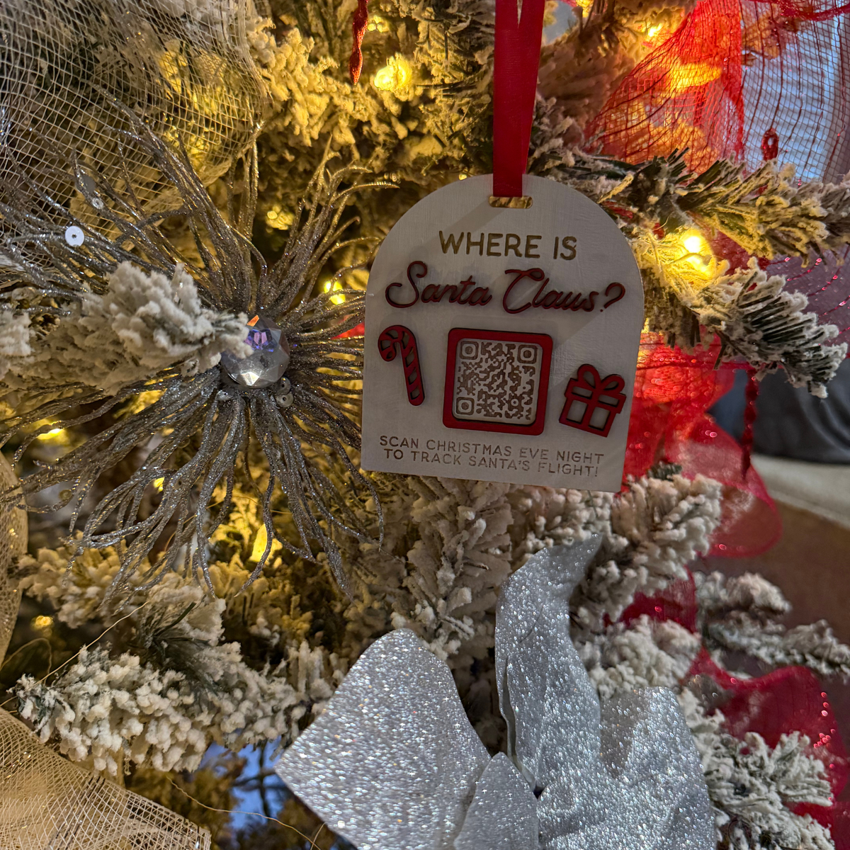 Santa Tracker Christmas Ornament | Scan, Play, & Track Santa