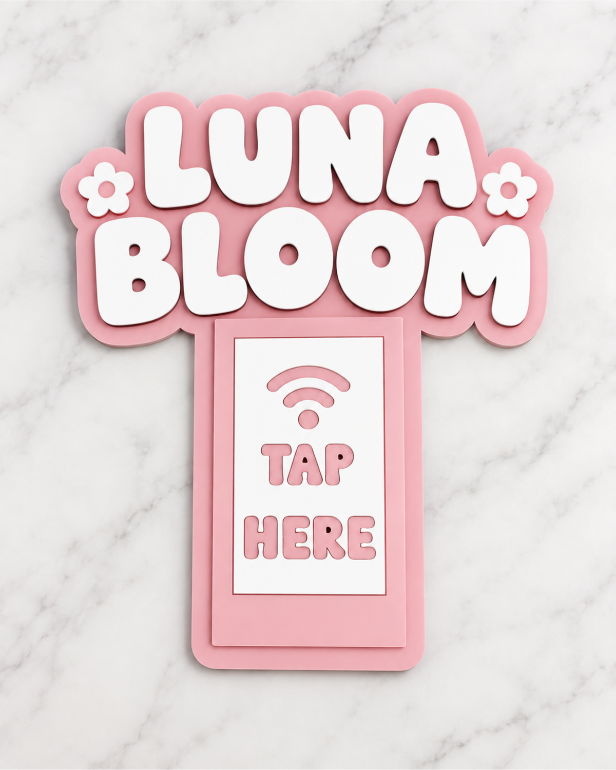 Custom NFC Tap Sign | Car Window, Business, Social Media & Medical Alert