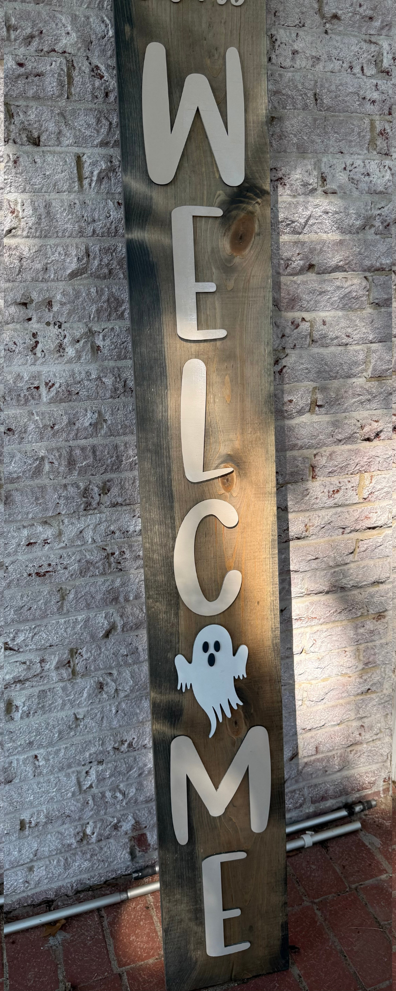 6-foot Interchangable Wooden WELCOME Sign • Seasonal Magnetic Porch Sign