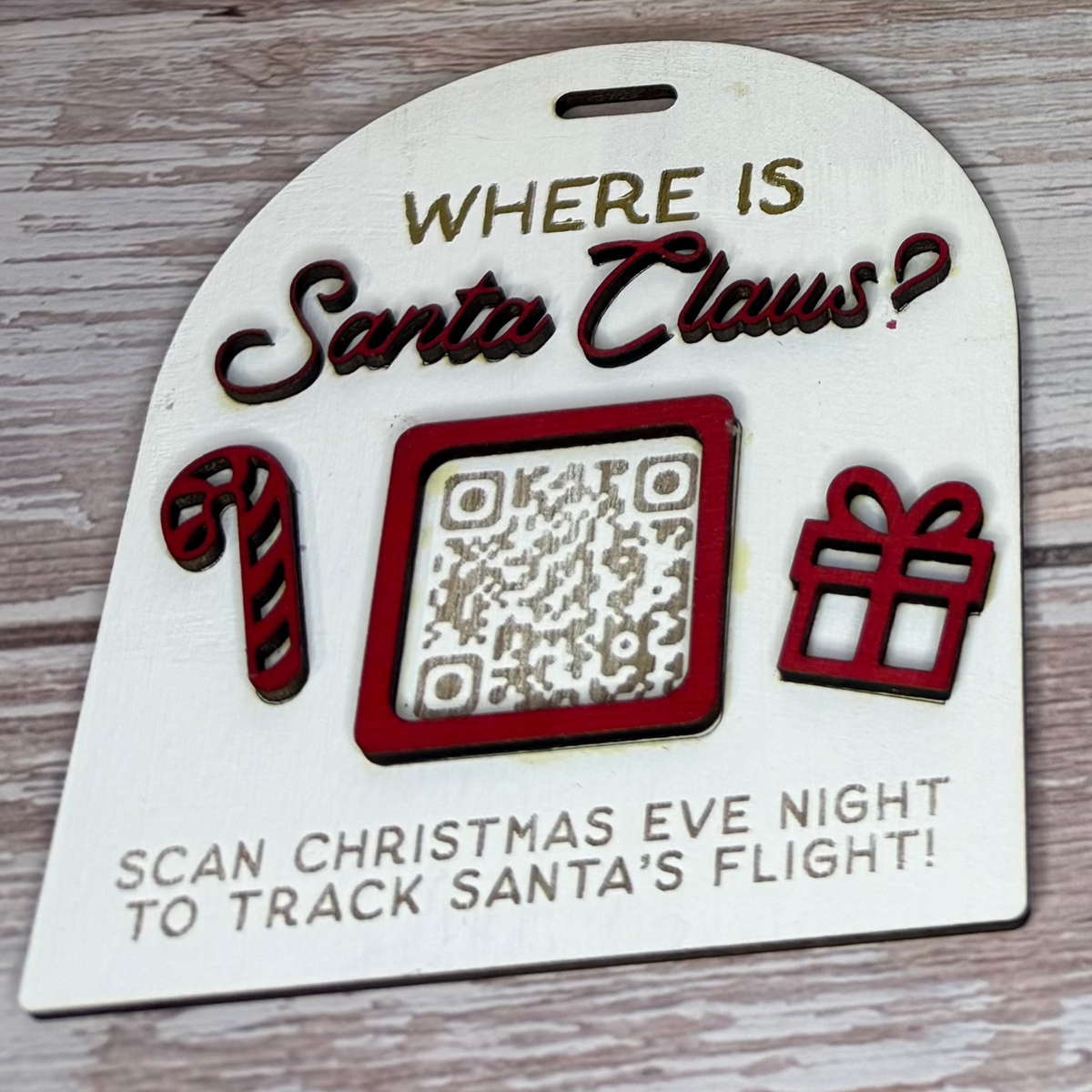 Santa Tracker Christmas Ornament | Scan, Play, & Track Santa