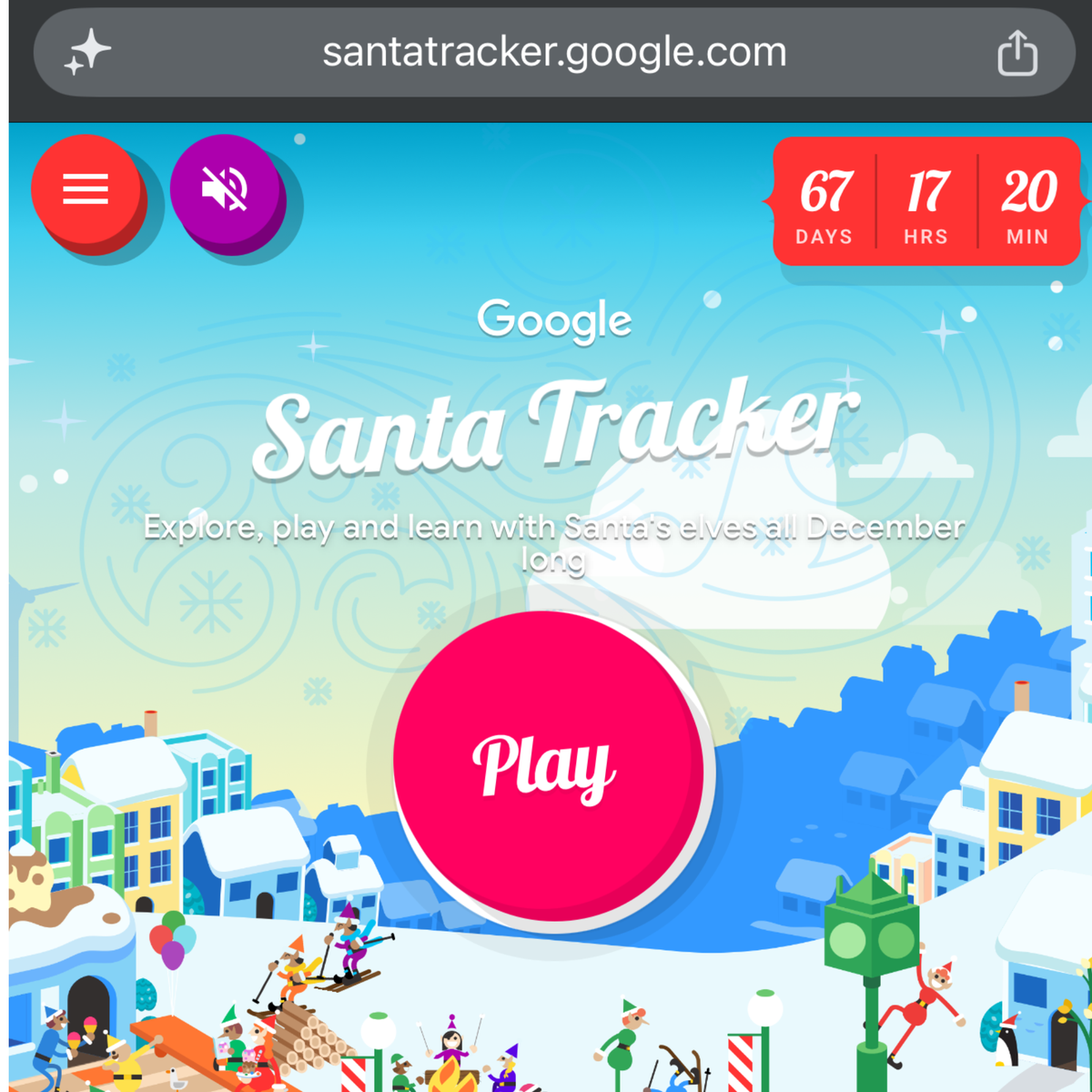 Santa Tracker Christmas Ornament | Scan, Play, & Track Santa