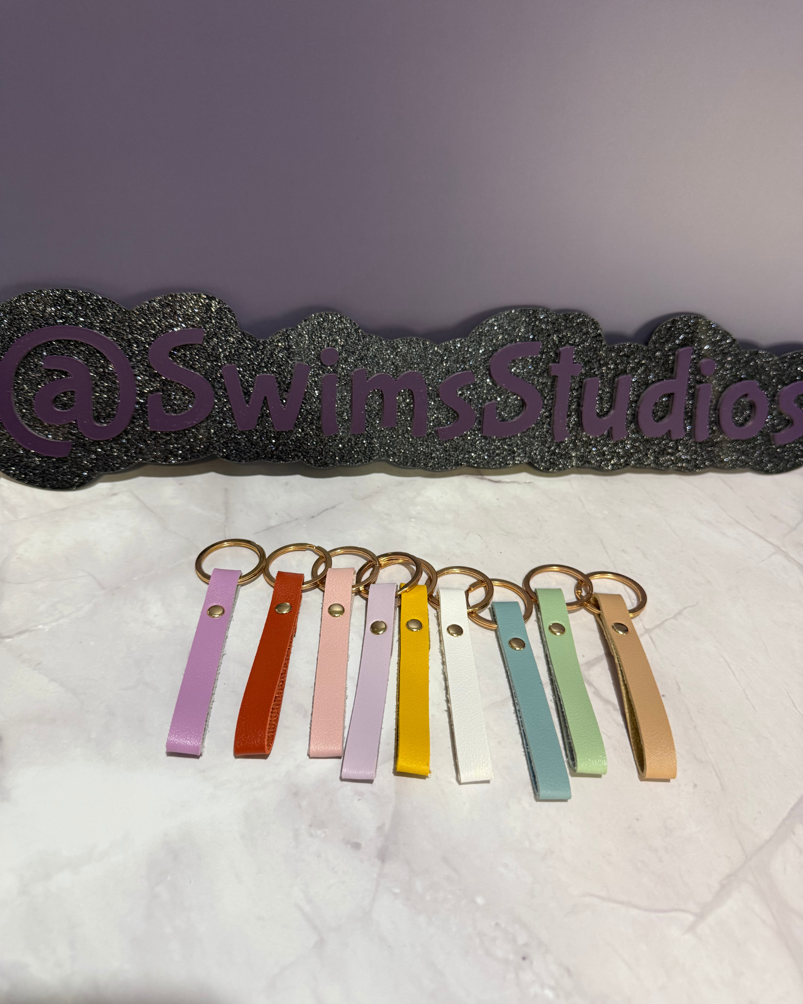 Personalized Leather Keychain