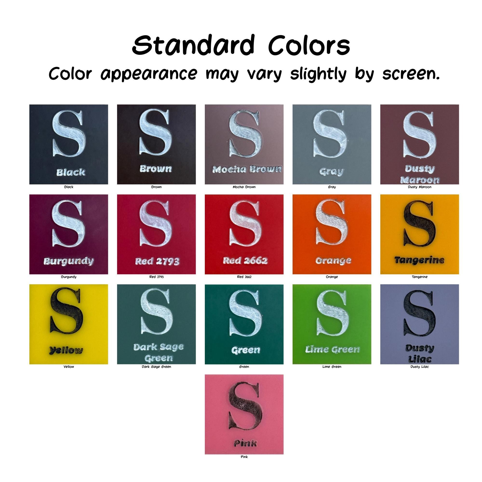 Custom Acrylic Business Name/Watermark Sign