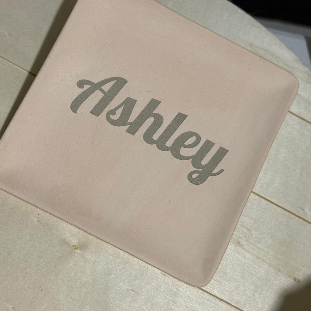 Personalized Ceramic Jewelry Tray