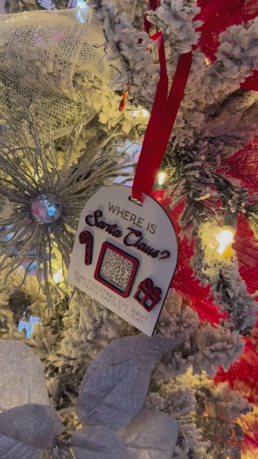 Santa Tracker Christmas Ornament | Scan, Play, & Track Santa